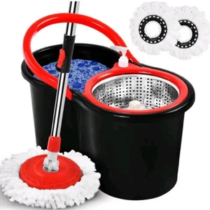 Ultimate 360 spinning mop and bucket set ( Spin mop + Bucket + 2 mop heads set)  - Picture 1 of 4