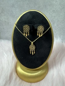 Juego Atrapasueños Oro 18k REAL - Imagen 1 de 7