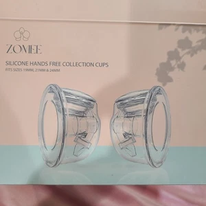 Zomee Silicone Hands Free Collection Cups Fits 19MM 21MM 24MM **ONLY 1 CUP - - Picture 1 of 16