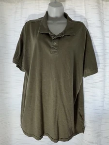 Article 365 Slub Polo Olive Green Size XL - Picture 1 of 4