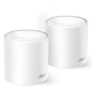 TP-Link Deco X1500(2-pack) AX1500 Whole Home Mesh Wi-Fi 6 System, 300 Mbps at 2. - Picture 1 of 1