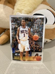 NBA 2006-07 Topps Chrome Basketball Rookie RC Marcus Williams New Jersey Nets - Picture 1 of 2