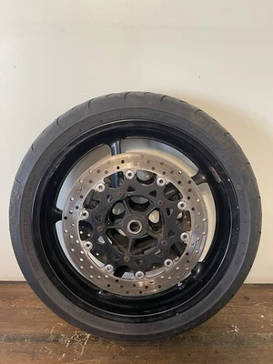 2006 雅马哈 YZF R1 前轮轮毂原始设备制造商转子普利司通 2005 2004 — 第 1/4 张图片