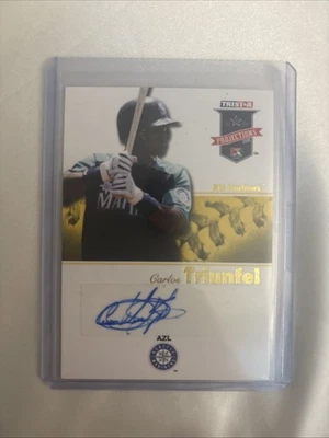 2008 TRISTAR PROjections - Carlos Triunfel #370 Yellow Autographs /25 (AU, RC) - Image 1 of 2
