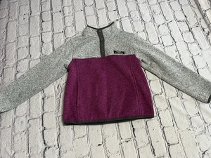 L.L. Bean Kids Sweater Fleece Pullover Colorblock Size M (5-6) - Picture 1 of 11