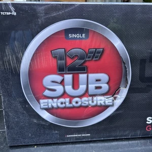 Metra TCTSP-112 12" Single portiert Subwoofer Gehäuse für die meisten SUVs & LKW NEU - Bild 1 von 5