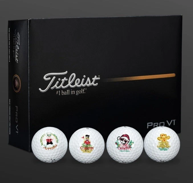 Scotty Cameron Claus & Co Titleist Pro V1 1 docena de pelotas de golf limitadas Navidad Foto 1 de 1