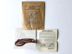 Vintage Anfänger gezähltes Kreuzstich-Set - komplettes "Kaffeemühle" Set - Bild 1 von 3
