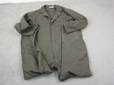 Vintage Key Imperial Coveralls Mens 44L Green Mechanic Jumpsuit Made in USA 70s - Image 1 of 4