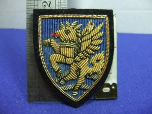 badge patch cambridge robinsons college coat arms university wire bullion - Picture 1 of 2