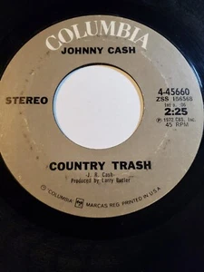 Johnny Cash - Oney / Country Trash - Columbia VG F190 - Picture 1 of 1