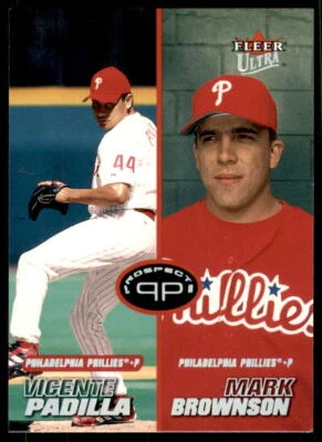 2001 Ultra  Vicente Padilla / Mark Brownson #250  - Prospect - Image 1 of 2