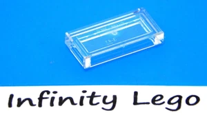20 LEGO Transparent-Clear Tile 1 x 2 Smooth Finishing (3069) - (20 Pieces) - Picture 1 of 1