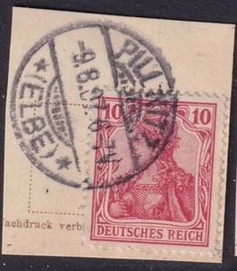 GERMANIA FRANCOBOLLO / ANNULLO "PILLNITZ" 1920 - Foto 1 di 1