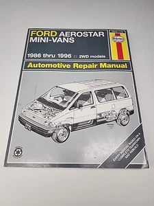 NEW Repair Manual-XL Haynes 36004 fits 86-96 Ford Aerostar FAST SHIPPING - Bild 1 von 5