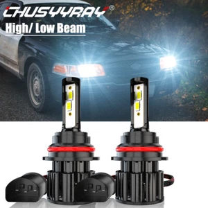 For MITSUBISHI Endeavor 2004-2011 HB5 LED Headlight Hi-Low Beam Bright White - Picture 1 of 8