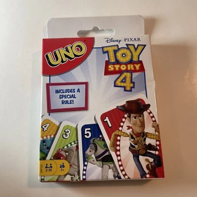 New UNO Disney Pixar Toy Story 4 Card Game Mattel IN HAND FAST SHIPPING! - Image 1 of 4