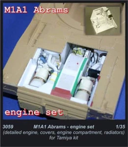 CMK 1/35 CMK M1A1 Abrams - engine set for TAM - Picture 1 of 1