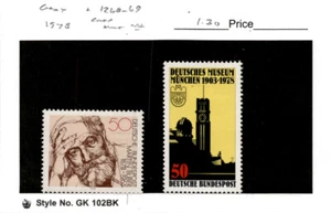 Germany, Postage Stamp, #1268-1269 Mint NH, 1978 Martin Buber (AC) - Bild 1 von 1