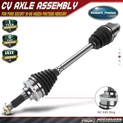 Front Passenger CV Axle Assembly for Ford Escort 1991-1996 Mazda Protege 90-94 - Image 1 of 4