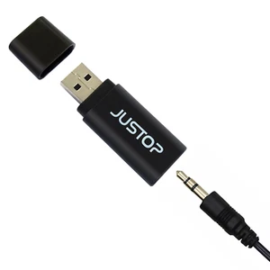Bluetooth Stereo Audio Music Receiver USB Universal 3.5mm Car AUX Speaker UK - Picture 1 of 5