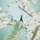 3D Peacock Birds Chinese Style Flowers Custom Mural Photo Wallpaper Background