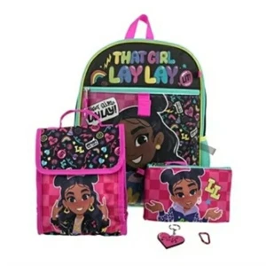 Nickelodeon That Girl Lay Lay 16" 5 Piece set Backpack With Lunch Bag, NWT - Picture 1 of 5