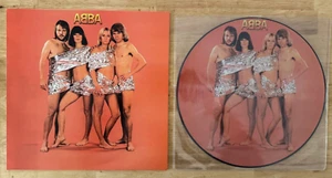12" 33 LP PICTURE DISC ABBA DANCING QUEEN JAPAN FAN CLUB - Picture 1 of 2