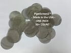 One Inch - 50+ Count - Stainless Steel Hookah Large Bowl Pipe Screens - Usa Made