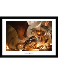 DUNGEONS & DRAGONS RISE OF TIAMAT COLLECTOR PRINT - Imagen 1 de 1