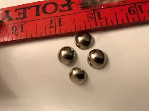 70 Nickel Plated Silver Decorative Upholstery Nails 1/2" Shank - Picture 1 of 2