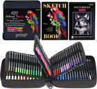 PRINA Art Supplies 120 Colors Colored Pencils Set for Adults Coloring Books with