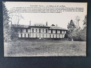 CPA 89 VALLERY - Le Château de M.de Waru - Imagen 1 de 2