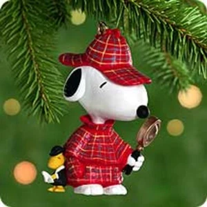 2000 KALLMARK ORNAMENT ~ Spotlight On Snoopy #3 - The Detective ~ QX6564 Neu im Karton - Bild 1 von 1