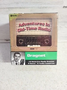 Radio Spirits Adventures In Old Time Dragnet 6 Cassette Tapes Detective Dramas  - Picture 1 of 6