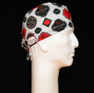Kentucky Derby Horse Race Louisville Churchill Triple Crown Theme Scrub Hat - Picture 1 of 1
