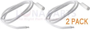 WR55X10025 2pk for GE Refrigerator Temperature Sensor Thermister PS304103 - Picture 1 of 3