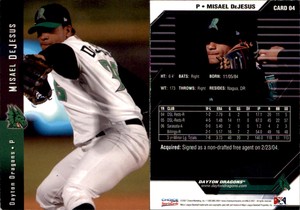 Misael Dejesus 2007 Choice Dayton Dragons #4 Card *AutographDen*