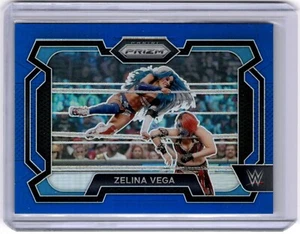 Zelina Vega 2024 Panini Prizm WWE Blue Prizm #71 Smackdown #160/199 - Foto 1 di 2