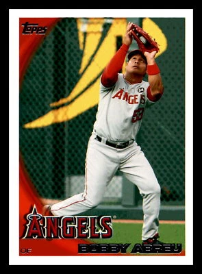 2010 Topps Bobby Abreu Los Angeles Angels #15 Centered Mint - Image 1 of 2