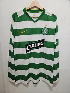 MAGLIA MAGLIA NIKE CELTIC GLASGOW 2008 2009 2010 TAGLIA XL MANICA LUNGA EDIZIONE GIOCATORE - Foto 1 di 9