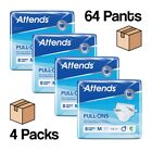 Attends 8m Adult Nappies Pull Up Pants Incontinence Diapers Medium 4 Packs Of 16