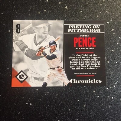 Hunter Pence 2017 Chronicles Baseball #12 MLB San Francisco Giants Outfielder - Image 1 of 2