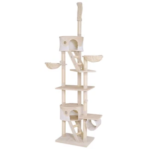 B-Ware: lionto Kratzbaum Kletterbaum Katzenkratzbaum Katzenbaum beige/weiß - Bild 1 von 7