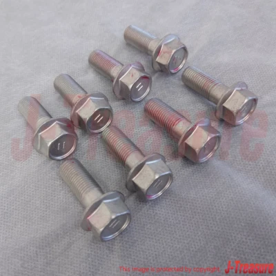 TOYOTA TUNDRA 2006 Genuine Front Lower Ball Joint Bolt 90105-12316 x8 Set OEM - Image 1 of 4