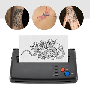Fabricante de plantillas de tatuaje transferencia de tatuajes copiadora térmica plantilla impresora máquina ABS - Imagen 1 de 15