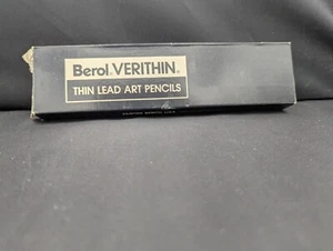 Berol Verithin dünne Bleikunst Farbstifte (11 unbenutzt) karminrot 2745 USA - Bild 1 von 2