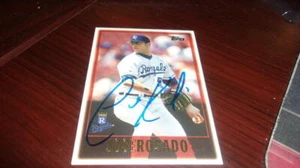Tarjeta Topps 1997 firmada por Jose Rosado Kansas City Royals - Imagen 1 de 1