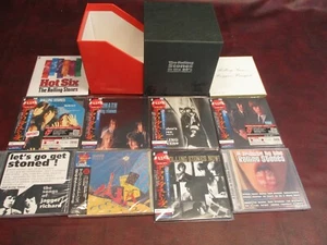 ROLLING STONES COLLECTORS PROMO IN THE 60'S BOX + 5 JAPAN REPLICA'S + BONUS CDS - Picture 1 of 1