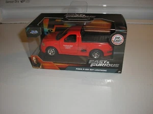 JADA 1/32 Fast & Furious Brian's The Racers EDGE Ford F-150 SVT Lightning Red - Picture 1 of 3